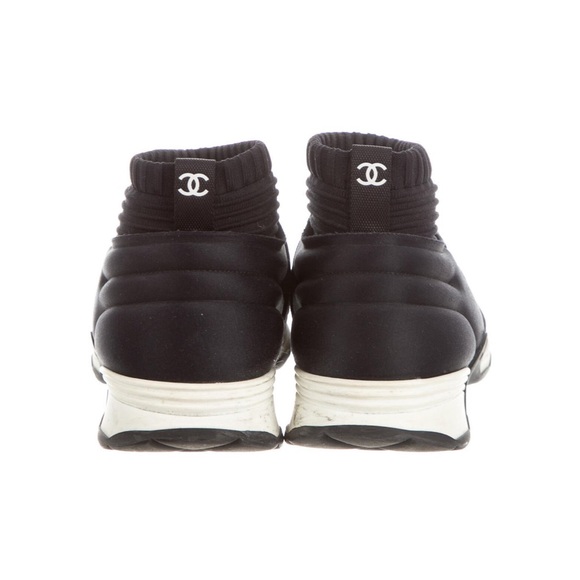 Chanel 'CC' Sock Sneakers - Picture 3 of 6